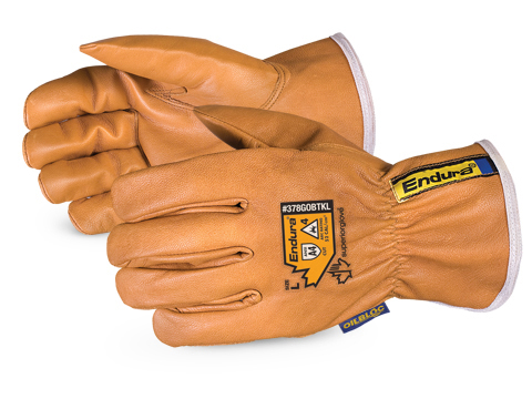 Superior Glove® Endura® Kevlar®-Lined Oilbloc™ Winter Goat-Grain Drivers Gloves